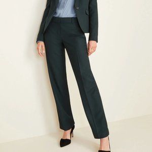 Ann Taylor Straight Pant Pine Needle Green NWT 18